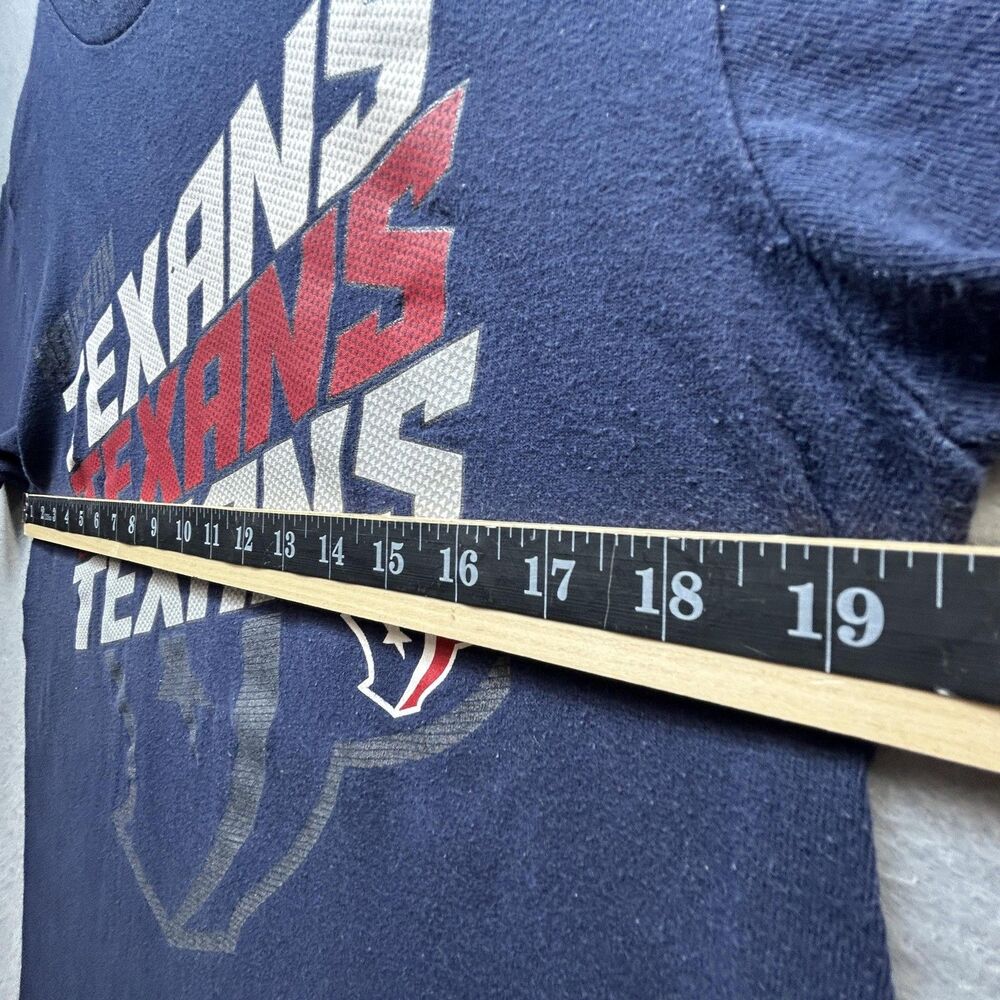 Houston Texans Shirt Mens Medium Blue NFL Football‎ 2014 Schedule Tee Majestic - Picture 6 of 11